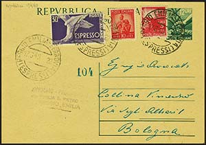 Repubblica - Cartoline Postali - 1949, 17 ... 