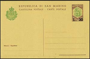 San Marino - Cartoline Postali - 1965 - L. ... 