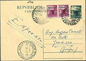 Trieste A - Cartoline Postali - 1950, 13 ... 