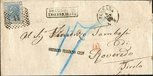Regno dItalia - 1868, 4 novembre - Lettera ... 