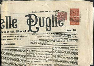 Regno dItalia - 1896, 12 ottobre - Giornale ... 