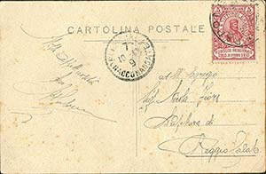 Regno dItalia - 1911, 7 ottobre - Cartolina ... 