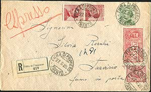 Regno dItalia - 1925, 27 agosto - Lettera ... 