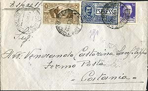 Regno dItalia - 1931, 16 ottobre - Lettera ... 