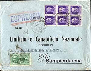 Regno dItalia - 1941, 6 ottobre - Lettera ... 