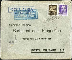 Regno dItalia - 1941, 8 maggio - Busta ... 