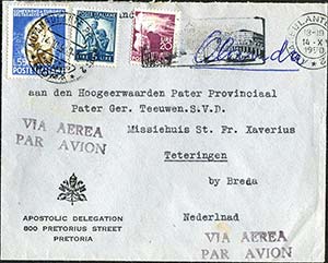 Repubblica - 1950, 14 ottobre - Lettera del ... 