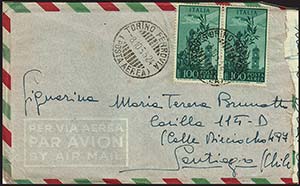 Repubblica - Posta Aerea - 1953 - L. 100 ... 