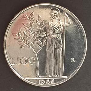 100 Lire - Minerva, 1966 ... 