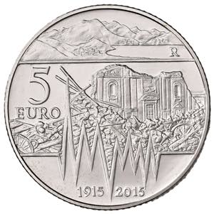 2015 - 5 Euro - Terremoto di Avezzano - ... 