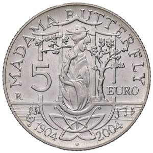 5 Euro - Madama Butterfly, 2004 - Argento