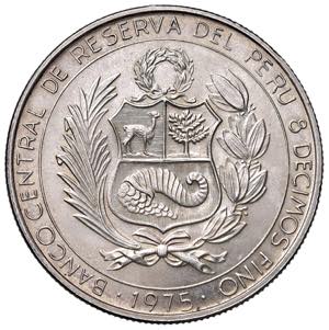 Perù - 200 Sol, 1975 - Argento