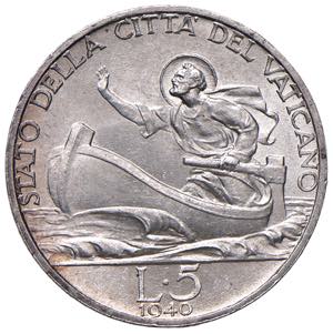 Vaticano - Pio XII, 1939 - 1958 - 5 Lire, ... 