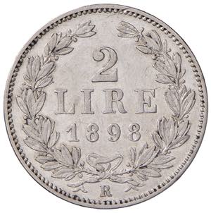 San Marino - 2 Lire, 1898 - Argento - R