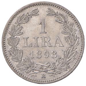 San Marino - 1 Lira, 1898 - Argento - R
