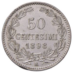 San Marino - 50 Cent., 1898 - Argento
