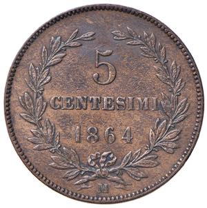 San Marino - 5 Cent., 1864 - Rame - R