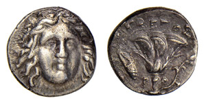 CARIA - RODI (205-188 a.C.) DRACMA ... 