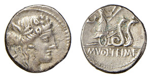 VOLTEIA (75 a.C.) M. Volteius M. ... 