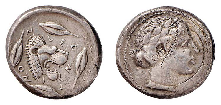 SICILIA - LEONTINI (440-430 a.C.) ... 