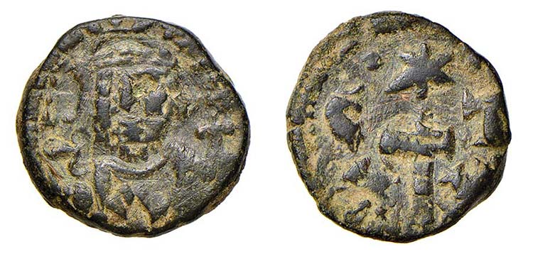 COSTANTE II (641-668) MEZZO FOLLIS ... 