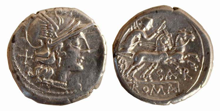 ATILIA (155 a.C.) Atilius Saranus ... 