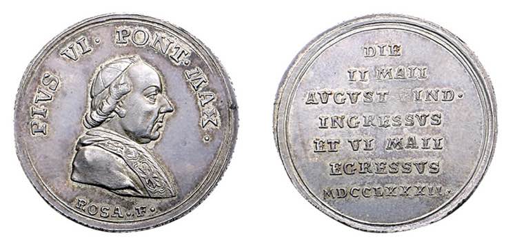 ROMA - PIO VI (1775-1799) MEDAGLIA ... 