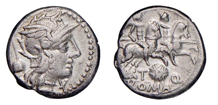 QUINCTILIA (126 a.C.) Ti.Quinctius ... 