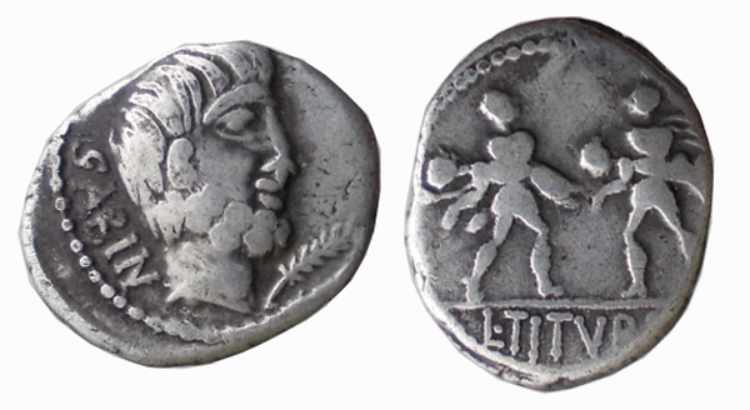 TITURIA (89 a.C.) L.Titurius ... 