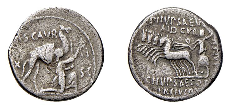 AEMILIA (58 a.C.) M. Aemilius ... 
