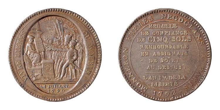NAPOLEONE I - ANNO 1792 - MEDAGLIA ... 