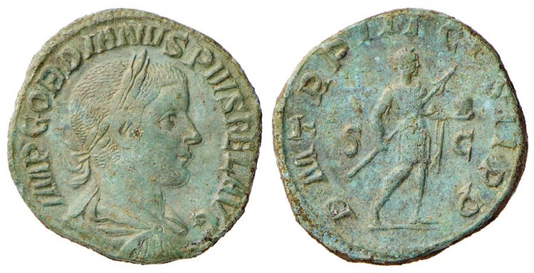 GORDIANO III (238-244) SESTERZIO ... 