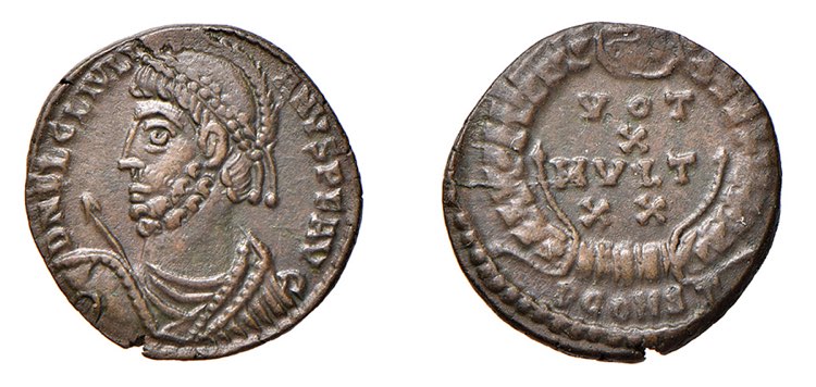 GIULIANO II (361-363) BRONZO Ø ... 