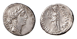ACILIA  (49 a.C.) Man Acilius ... 