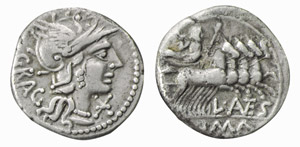 AEMILIA (136 a.C.) L.Antestius ... 