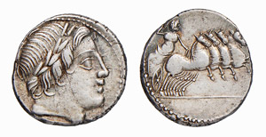 ROMA - ANONIME (86 a.C.) DENARIO  ... 