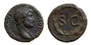 ADRIANO (117-138) ASSE  D/Busto ... 