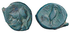 CAMPANIA - CALES (265-240 a.C.) AE ... 