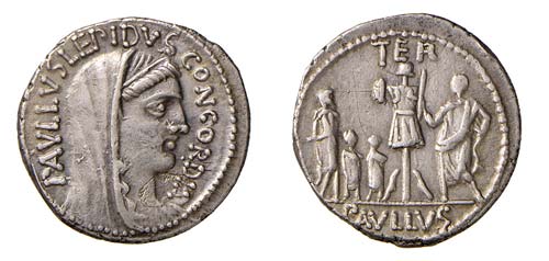 AEMILIA (62 a.C.) L. Aemilius ... 