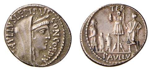 AEMILIA (62 a.C.) L. Aemilius ... 