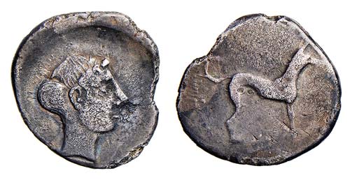 SICILIA - MOTYA (415-405 a.C.) ... 