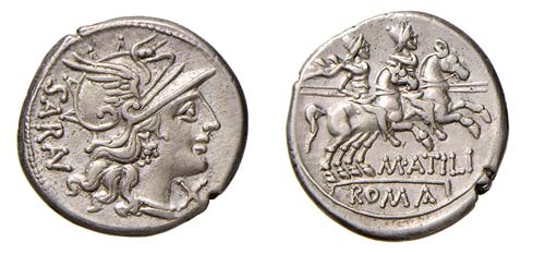 ATILIA (148 a.C.) Marcus Atilius ... 