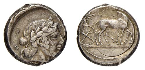 SICILIA - CATANA (420-413 a.C.) ... 