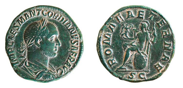 GORDIANO II (238) SESTERZIO ... 