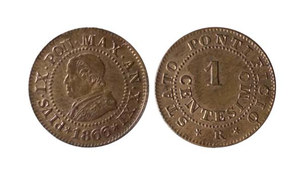 ROMA - PIO IX (III p. 1866-1870) ... 