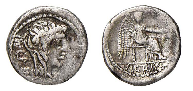 PORCIA (89 a.C.) M. Porcius Cato - ... 