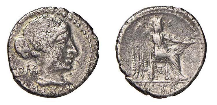 PORCIA (89 a.C.) M. Porcius Cato - ... 