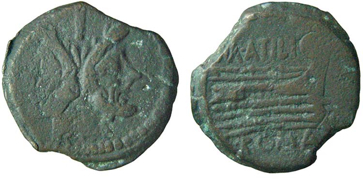 ATILIA (148 a.C.) M. Atilius ... 