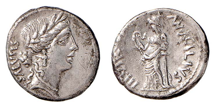 ACILIA  (49 a.C.) Man. Acilius ... 