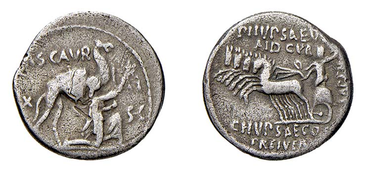 AEMILIA (58 a.C.) M. Aemilius ... 